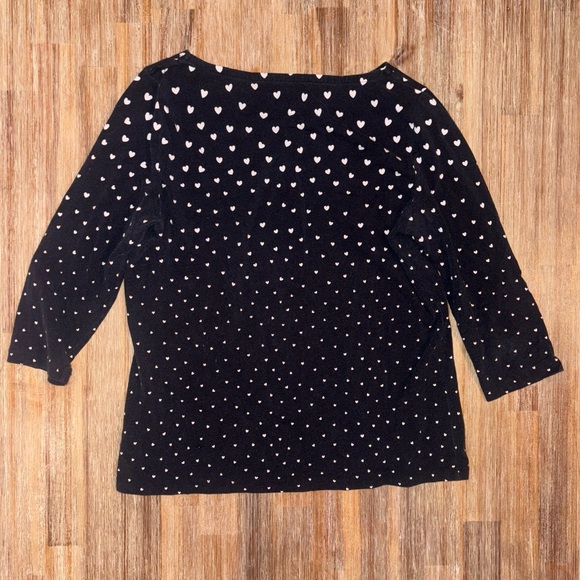 TALBOTS HEART TOP - Picture 2 of 5